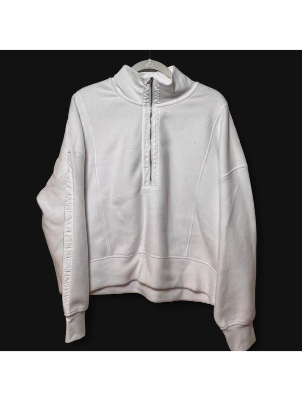 Calia Women's White Fleece Sweatshirt